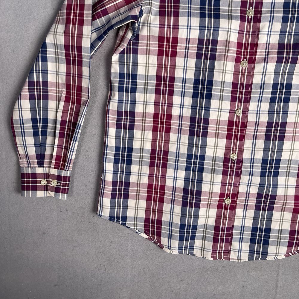 Orvis‎ Wrinkle Free Button Front Oxford Dress Shirt Woman Sz 6 Long Sleeve - Picture 4 of 9